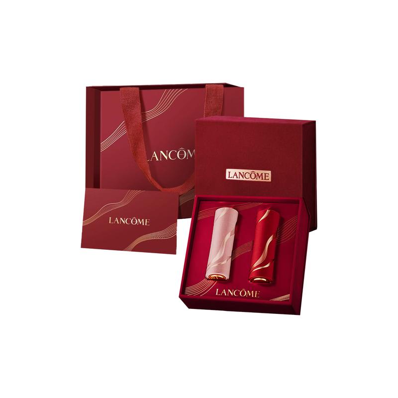 Lancôme lipstick Xiao Man Yao Go to Love Limited Gift Box Jing Chun Matte Limited edition #280+196+gift bag+greeting card No counter white handbag белый