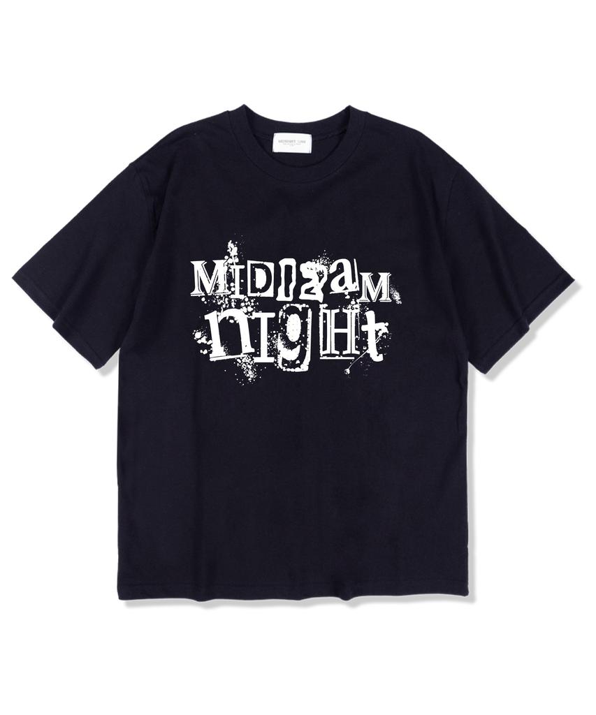 MIDNIGHT12AM Suspirea Short Sleeve T-Shirt Navy