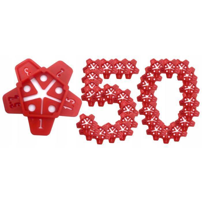 Tile Leveling System - Universal - Kit 100 Pieces + 50 Pegs As a Bonus - Easy and Quick Installation