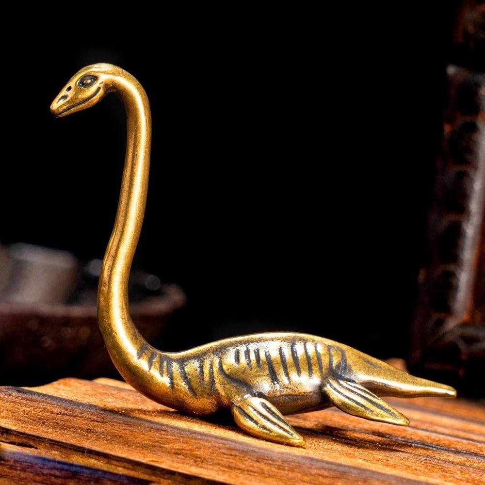 Collectible Loch Ness Monster Figurines Vintage Animal Sculpture Brass Figurines  Home Decor
