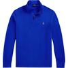 Polo Ralph Lauren Solid Color Small Pony Logo Half Zip Long Sleeve Polo Shirt Men tops Blue 710671929-067