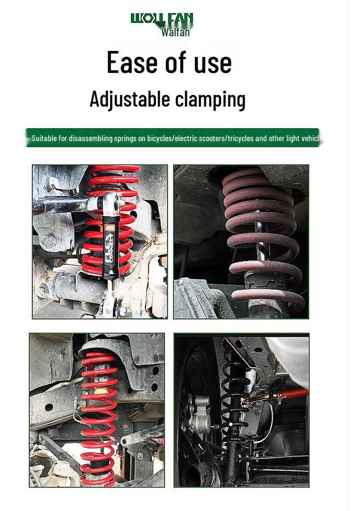 Electric Coil Spring Compressor & Shock Absorber Tool for EVs