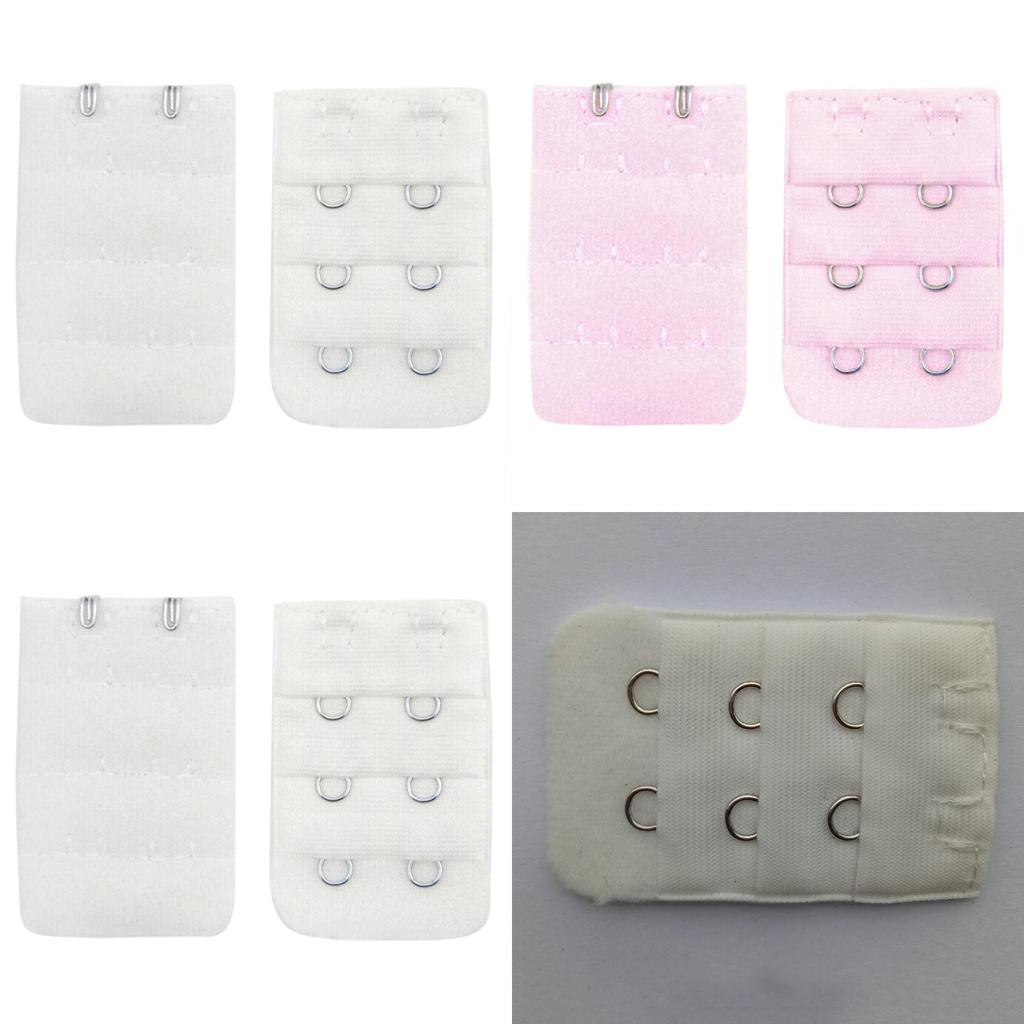 Bequeme Damen Verstellbare BH-Verlängerungen mit 2x3 Positionen Haken für Perfekte Passform