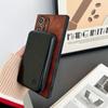 Deer Print Leather Magnetic Phone Cover For Samsung S25 Ultra S24 S23 Plus S22 Matte Slim Shockproof Wireless Charge Back Case