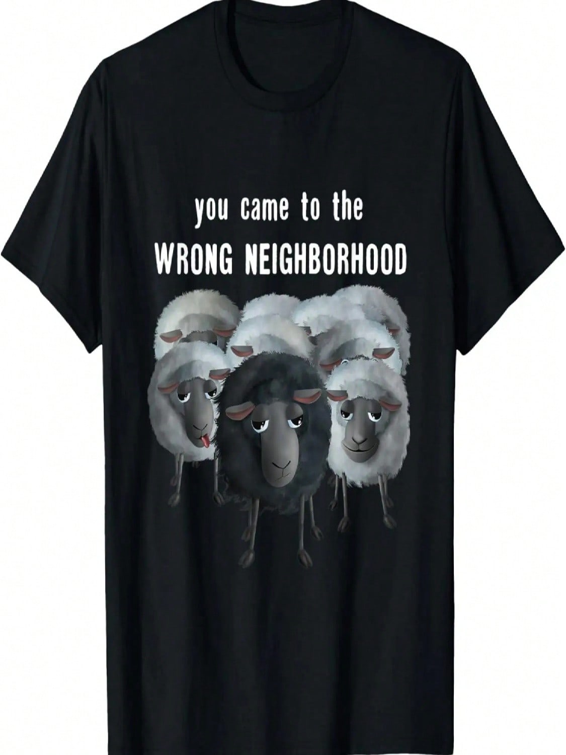 Sweet Sheep - Wrong  (D010-0907A) T-Shirt S разноцветный