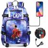 Large Capacity Schoolbag with Shoulder Strap; Student Three-piece Pencil Case Set