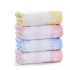 Cartoon Lazy Sheep Lattice Print Stripe Thick Soft Double Layer Fabric Towel Set 100%Cotton Hair Hand Spa Bath Face Home Towel