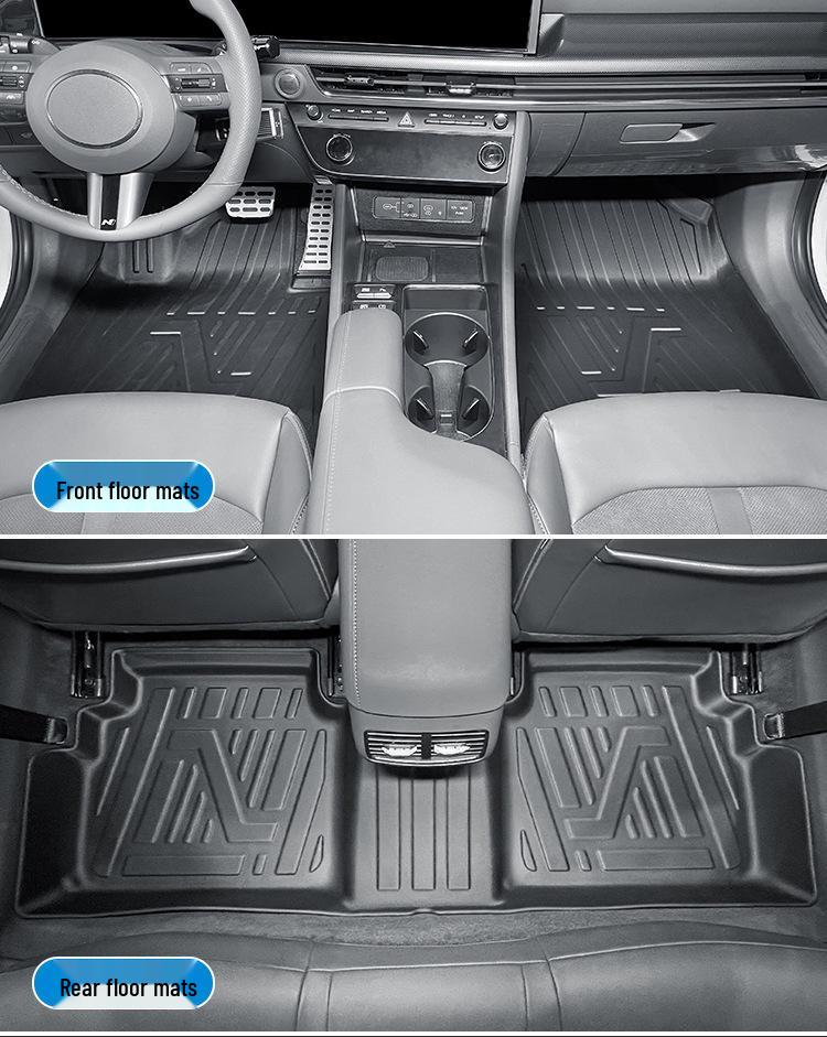 Eco-Friendly TPE Floor & Trunk Mats for 2024 Sonata 11th Gen