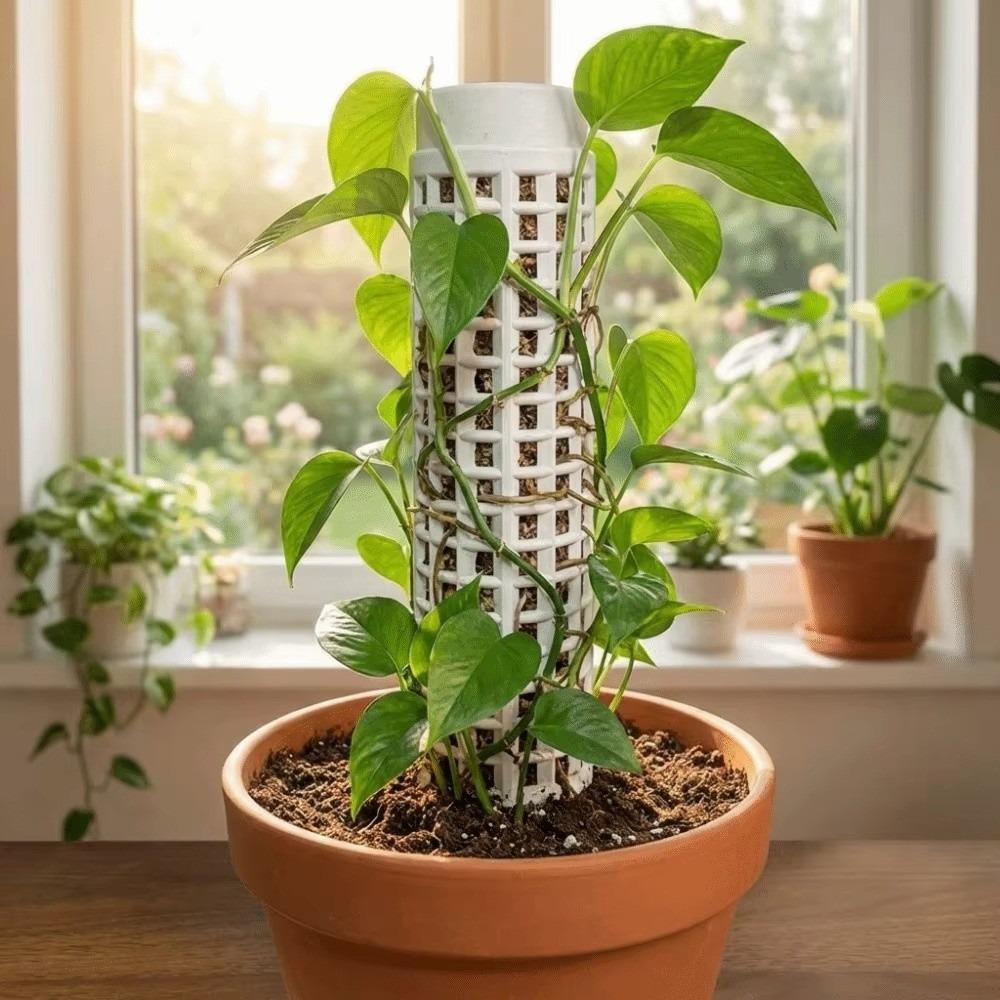 2pcs Easy Assembly Vertical Plant Columns Combinable Plant Growth Stand Vertical Gardening