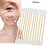200Pcs Double Head Makeup Swab Cotton Buds Bamboo Wood Sticks Cleaning Soft  Tips for Removal Daily Cleansing Skincare Nail Art