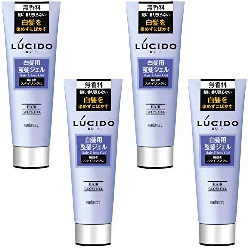 

Гель для укладки волос MANDOM LUCIDO для седых волос 130 г x 4 шт. [Оптовая закупка]