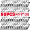 Stainless Steel Clothes Pegs Non-slip Drying Flat Clip Multipurpose Clothes Snacks Bags Sealing Storage Clamps Home Organizer