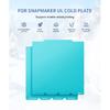 Für Snapmaker U1 Bauplatte OMG Kaltplatte PLA PETG Niedrigeres PETG PLA Temperatur Strom Sparen Maschinenlast Reduzieren Fast Glatte Oberfläche
