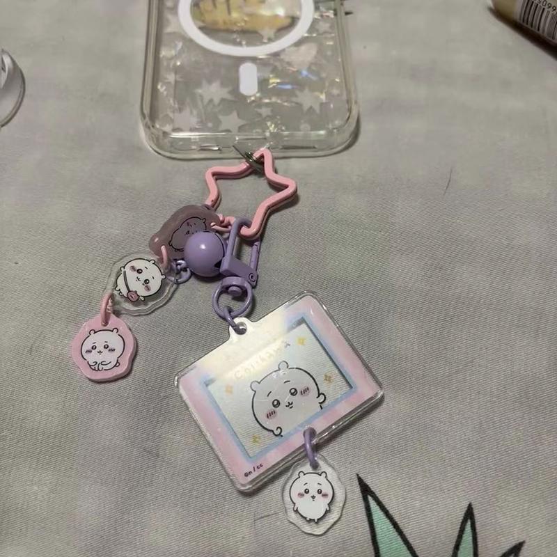 

1 шт. DIY аксессуары подарки Kawaii Chiikawa брелок милая фигурка Usagi Hachiware красочная акриловая пластина мультяшный кулон as the picture