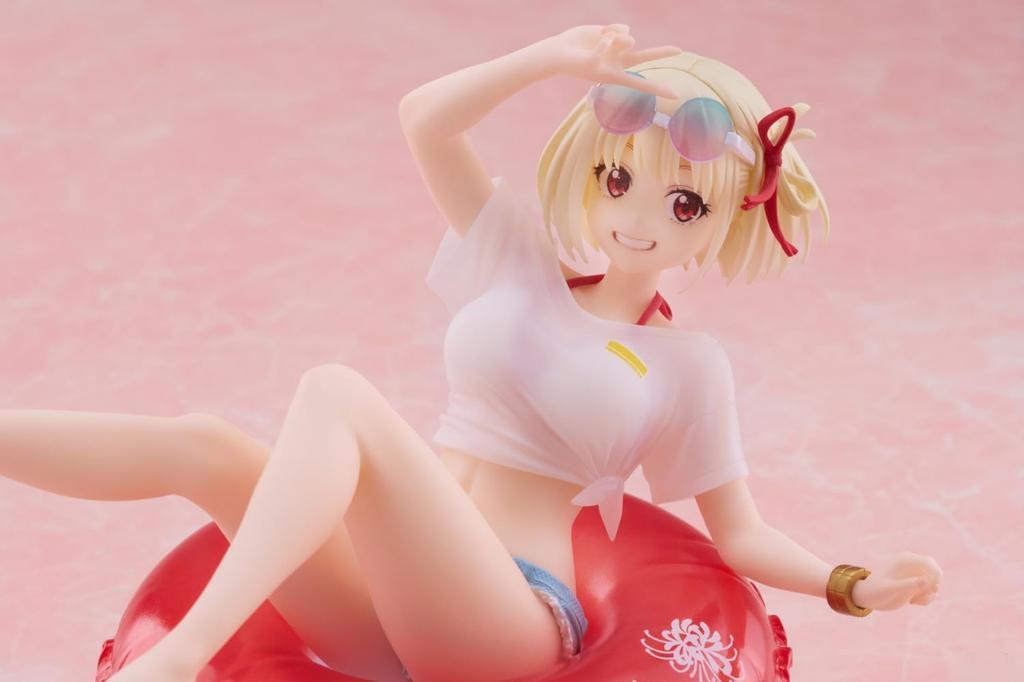 Nishikigi Chisoku & Inoue Takina Figures, Licorice Recoil Aqua Float Girls, Approx. 10cm, Set of 2