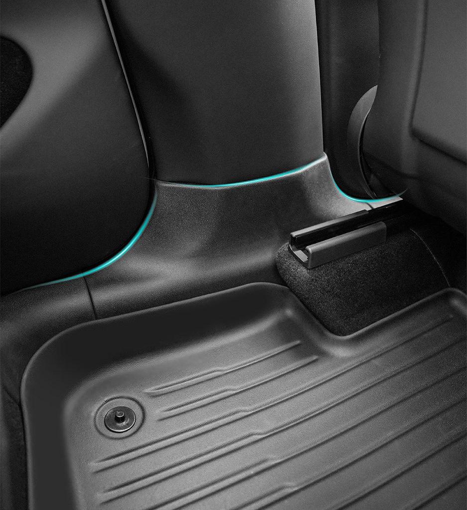 Tesla Model Y Door Sill Scuff Plates - Anti-Step TPE Welcome Pedals