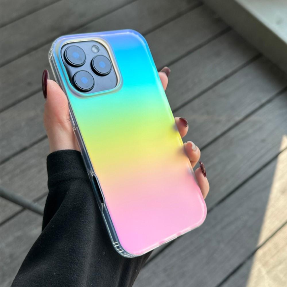 Frosted Laser Gradient Rainbow Magnetic Case For For Iphone 17 Air 16 1 14 13 12 11 Pro Max Plus 16E For Shockproof Cover