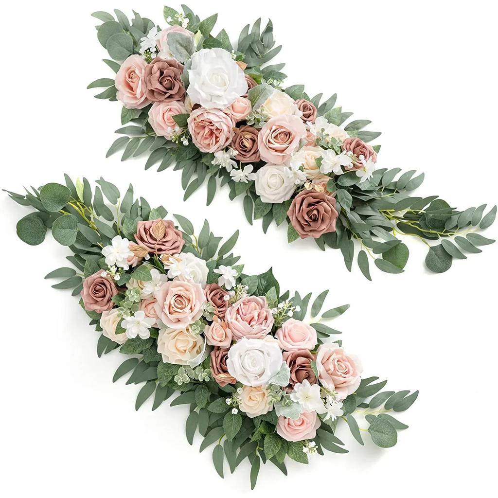 75 cm Künstliche Blume Hochzeitsbogen Blume Willkommens-Türsturz Blume Weinparty Esstisch Blumendekoration