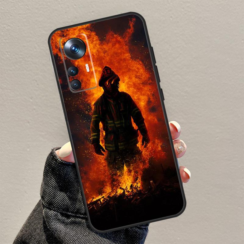 Firefighter Fireman Heroes Case For Xiaomi 15 13 14 Ultra 11T 12T 13T 14T Pro Cover For POCO X7 X6 X3 X5 F5 F6 F7 Pro