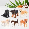 Dog Model Smell-less Solid PVC Realistic Dog Figure for Home