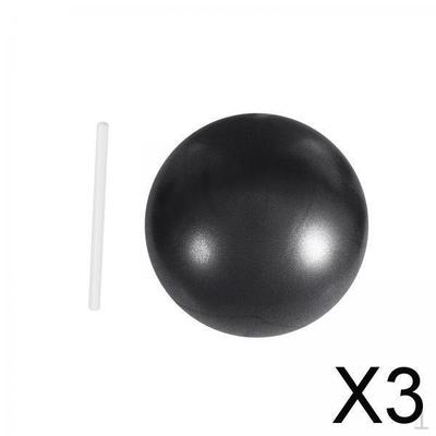 3x Small Pilates Ball Yoga 9 Inch Slip Resistant Workout Core for Stability Balance