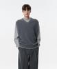TAILDERN Gould Cotton Wool Knit Vest Gray