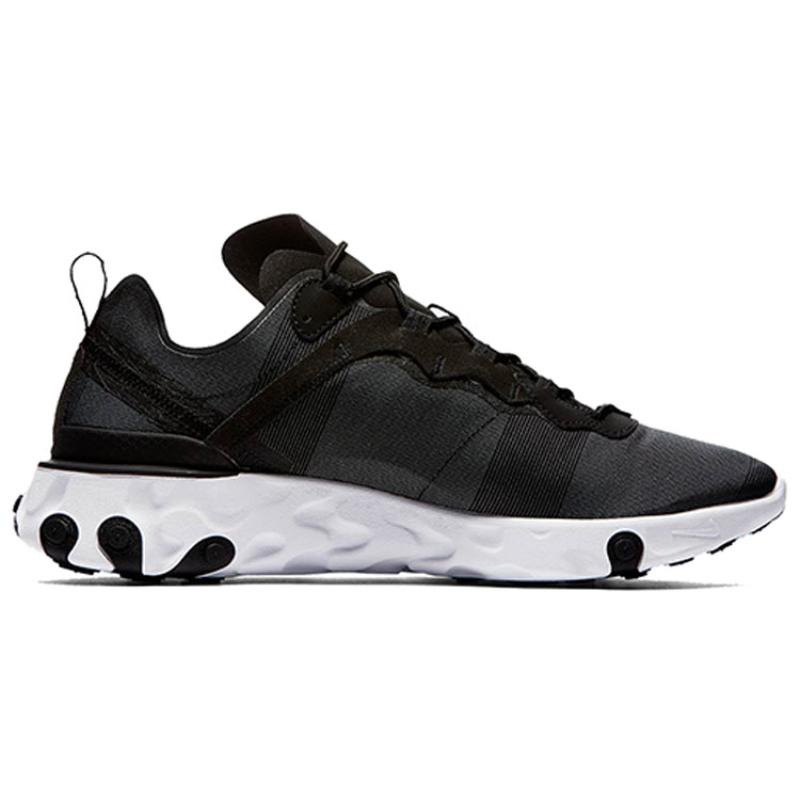Nike Adidași React Element 55 Negru Alb BQ6166-003