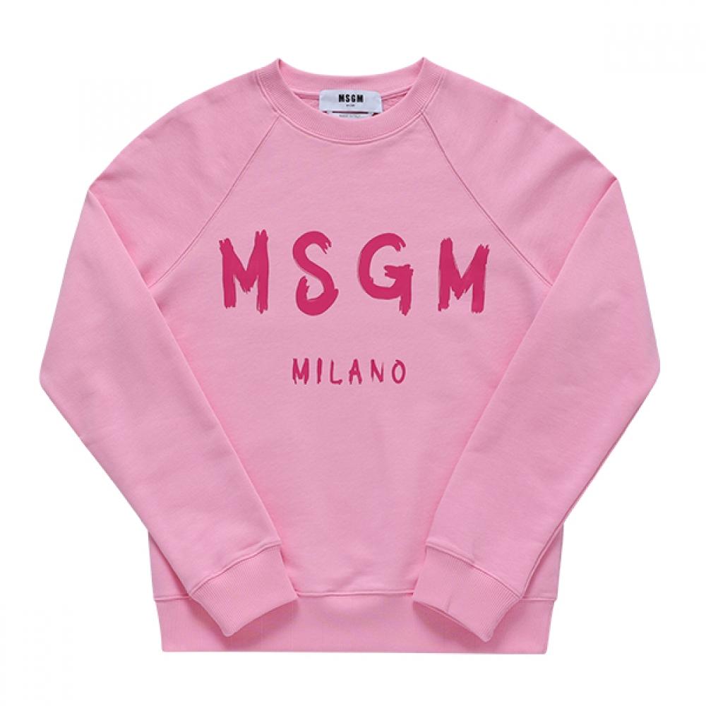 MSgm 3541mdm513 237799 12 BruShed Logo Women S SweatShirt