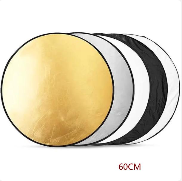 

60 см 80 см 110 см портативный уличный 5 в 1 светорассеиватель для фотостудии складной отражатель для фотосъемки