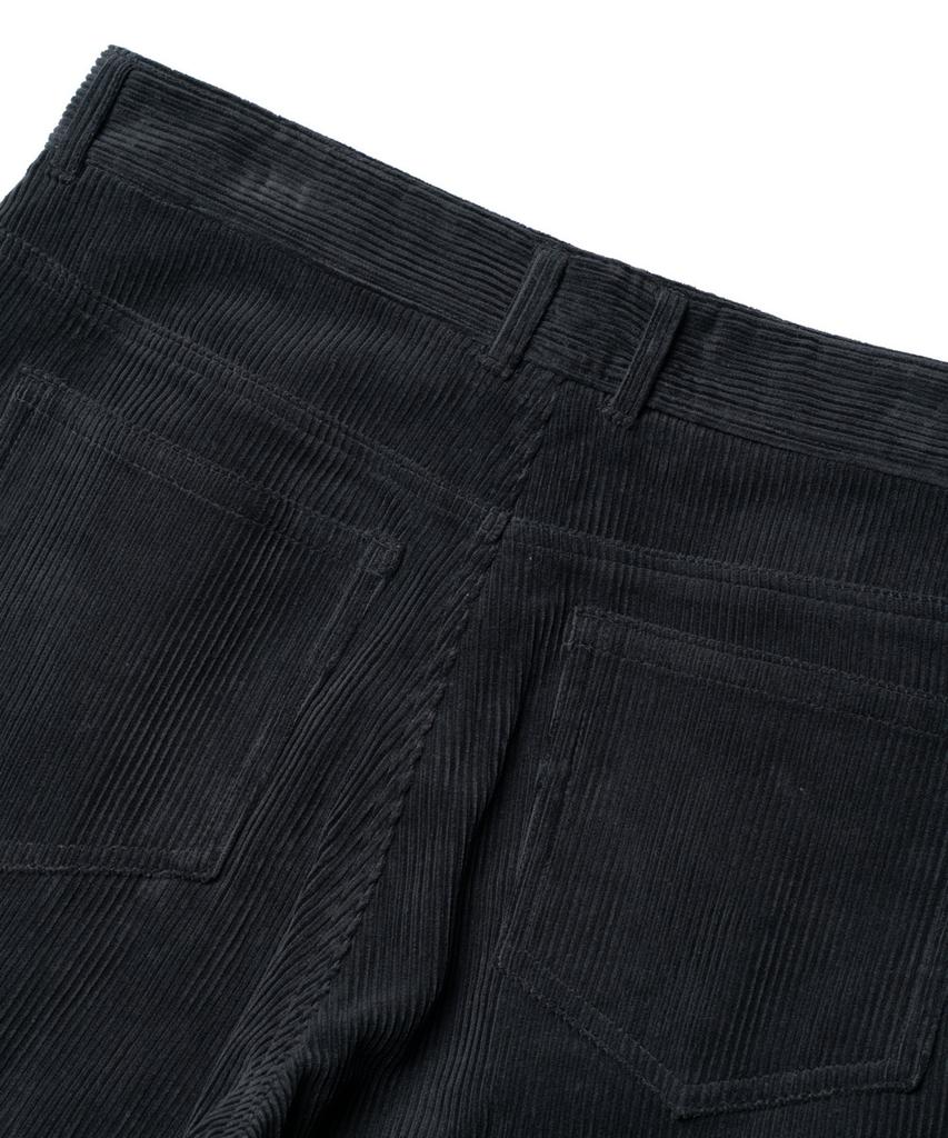 Edeunbeoleokeulleob Wide Fit 5 Pocket Corduroy Pants [Charcoal]