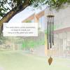 Wind Chimes 6pcs Aluminum Tubes Chimes Simple European Style Windbells Melodious Soothing Sound for Outdoor Indoor