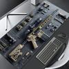 Tappetino per mouse pistola personalizzato grande all'ingrosso nero e-sports gioco integrato ip computer antiscivolo tappetino da scrivania per ufficio