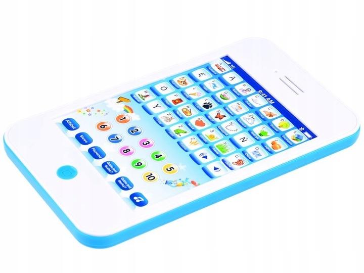 Interaktywny Tablet Edukacyjny Dla Dzieci J.polski Niebieski