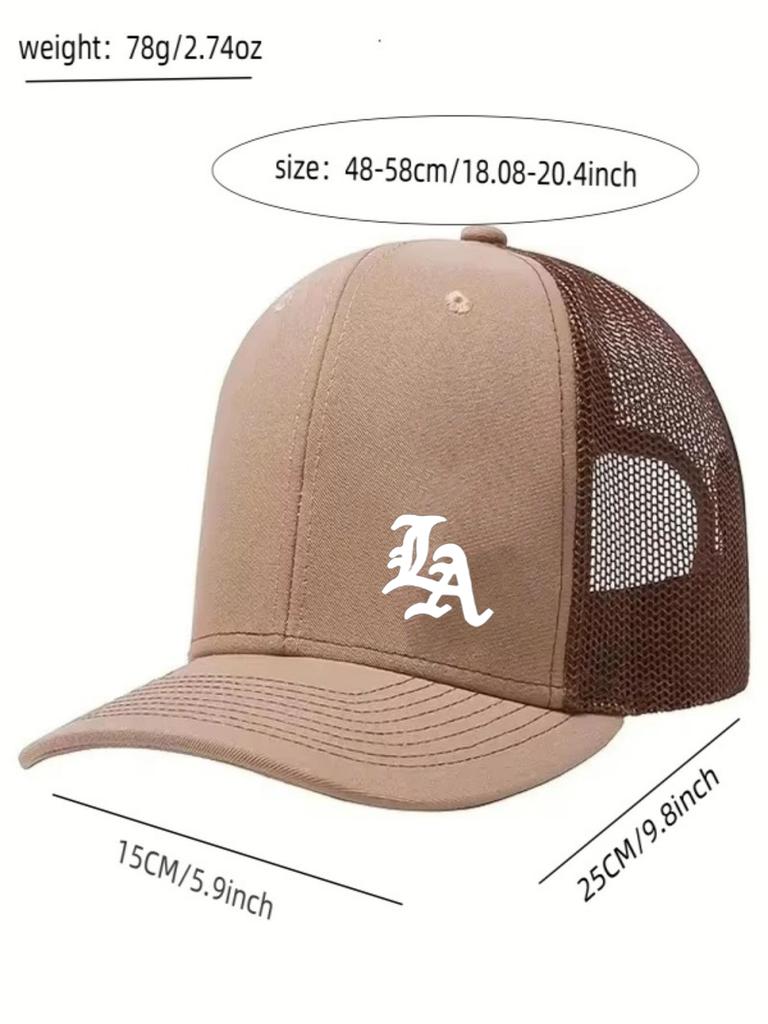 1PC fashionable truck hat, cool, comfortable and stylish all day long, adjustable shoulder strap, perfect for daily wear
