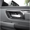 Carbon Fiber ABS Inner Side Door Handle Cover Trim For - Dodge Ram 1500