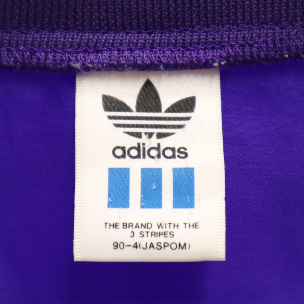 adidas 80s Vintage Descente Trefoil logo Jacket M purple Windbreaker Men's Used