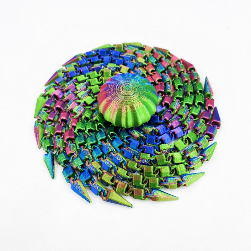 

3D Printed Cute And Quirky Little Octopus Toys with Vibrant Gradient Colors, Suitable for Ages 3 And Up. морська хвиля