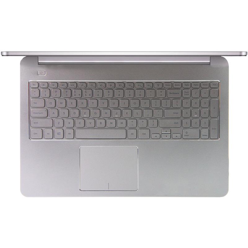 Защитная пленка для клавиатуры ноутбука Dell Inspiron 17-7000 Series 7737/7537 188# Silicone Half Color Silver