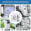 Air Conditioner Exhaust Hose Vent Kit Vent Wall Connector Kit Adjustable Connector Seal Ring For Dryer AC Exhaust Vent