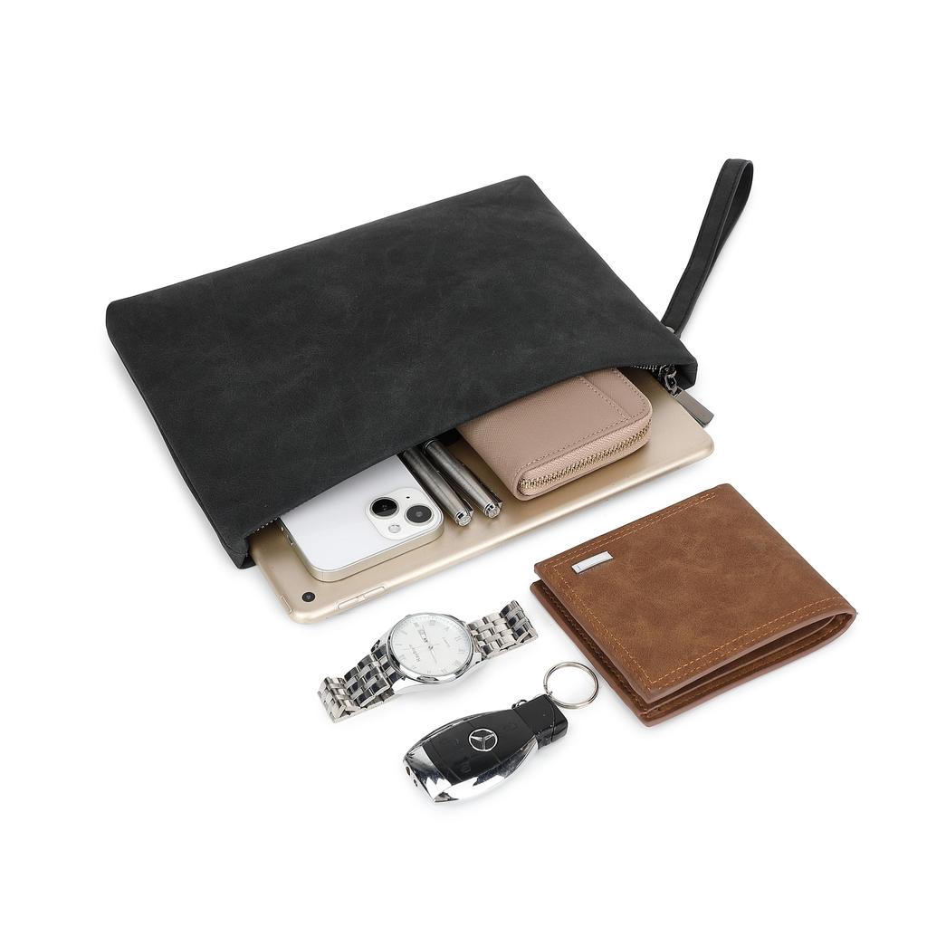 Bolso de mano para hombre y PU con segundo bolso desmontable [K·LORD] mujer, bolso de mano, cuero, bolso de caballero, boda, cinturón, fiesta, elegante, popular,