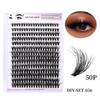 Diy Segmented Fried Hair Single Cluster False Eyelashes 14 Rows Large Capacity Daily Makeup