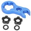 RISK Bicycle Valve Nut Vacuum Tire French Valve Nut Wrench Kit for Mountain Road Bicycle