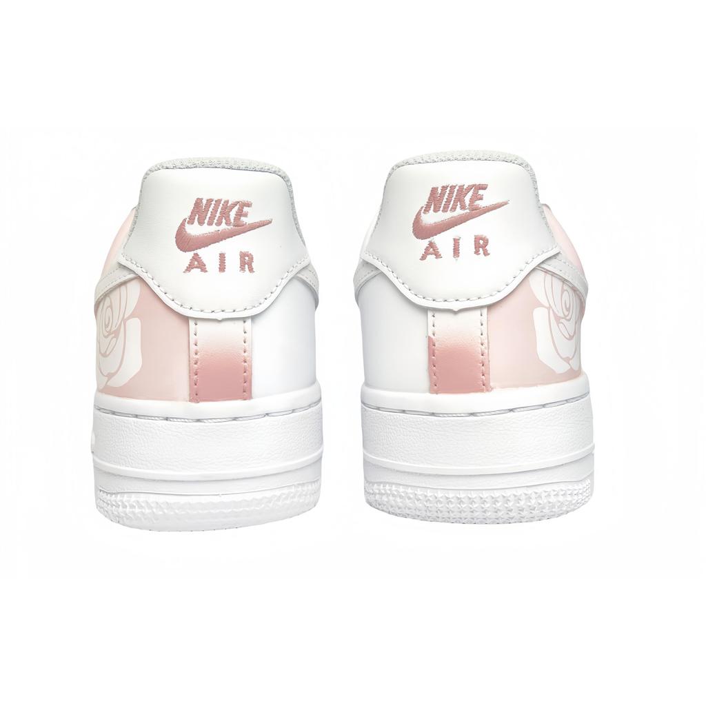 Nike Air Force 1 Slip Resistant, Abrasion Resistant, Lightweight Low top Skateboard Shoes Men's Pink White CW2288-111(Team74-)
