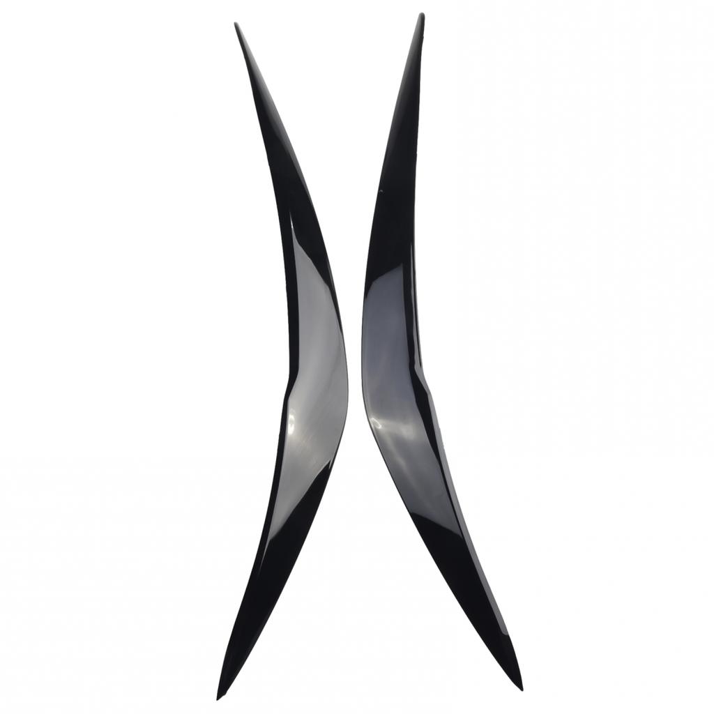 Car Styling Headlight Eyelids Chrome Trim Cover ABS