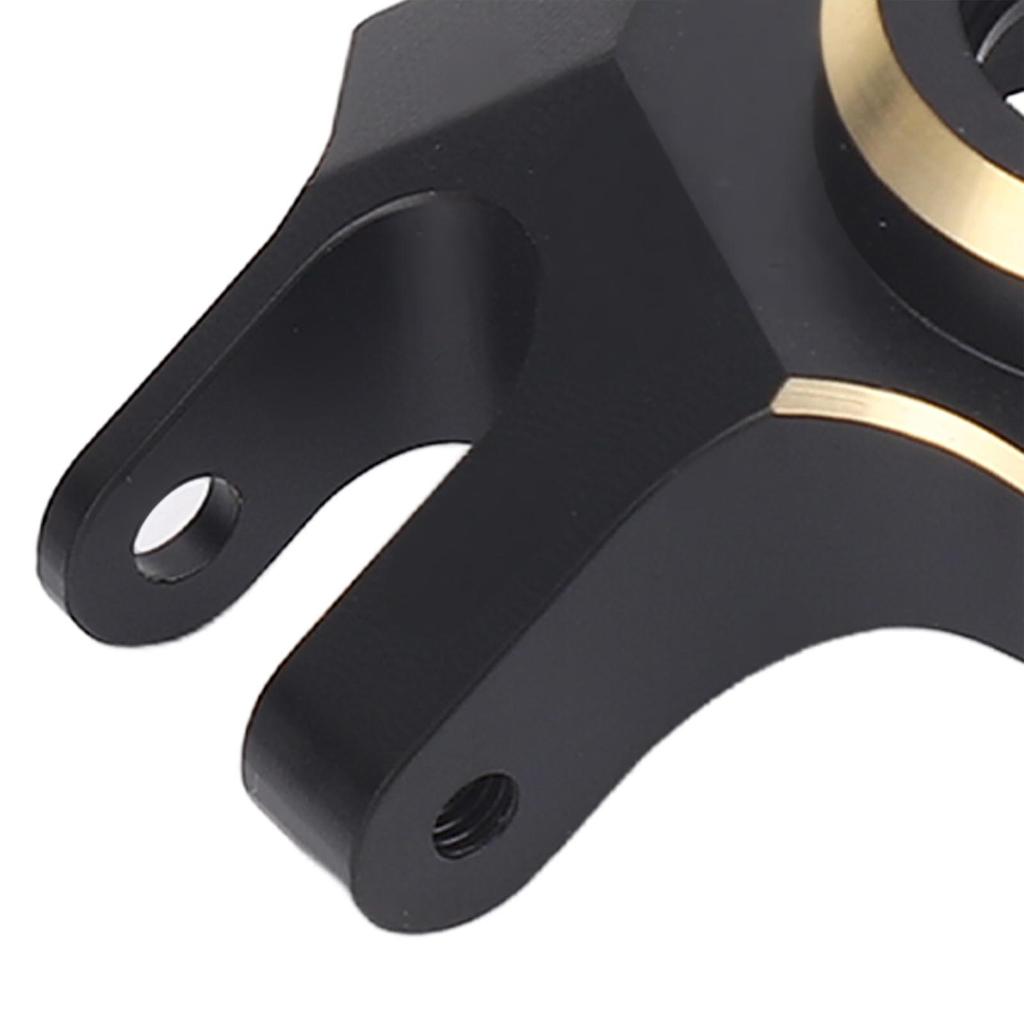 2 Stück RC Vorderachsschenkel Schwarz Messing RC Vorderachsschenkel für SCX10 II AR44