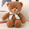 Colorful Ribbon Bow Teddy Bear Plush Toy Stuffed Animal Doll Decoration Gift