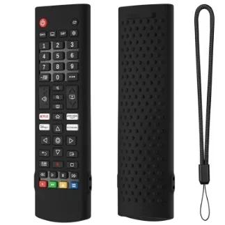 Silicone Case Protective Cover Fit for LG AKB75375604 AKB75095302 AKB73715601 for LG AKB Series Smart TV Remote Control Cover чёрный