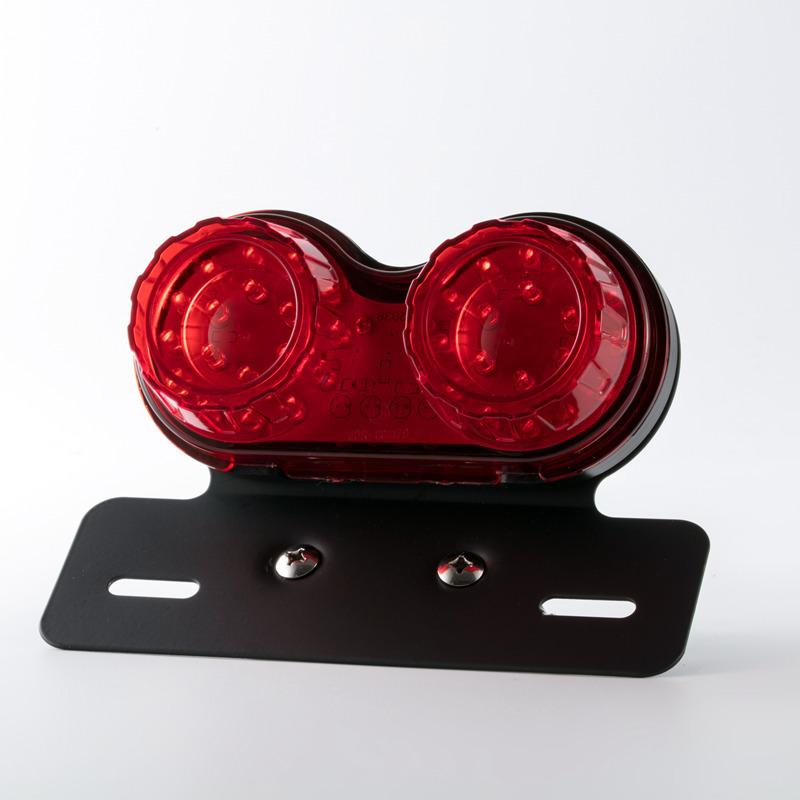 

Универсальный модифицированный светодиодный светильник для мотоцикла, задний фонарь, указатели поворота, задние стоп-сигналы автомобиля, мигающая лампа Racer красный