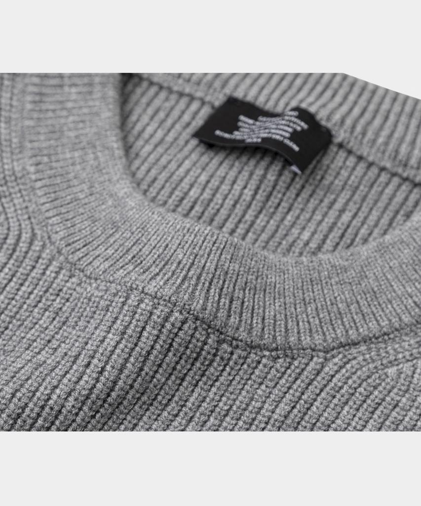 LETTERCOMO Essential Hazzi Round Knit Gray