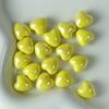 10pcs 12mm Heart Shape Shiny Glossy Ceramic Beads Porcelain Loose Spacer Beads  for Jewelry Making DIY Bracelet Necklace Crafts